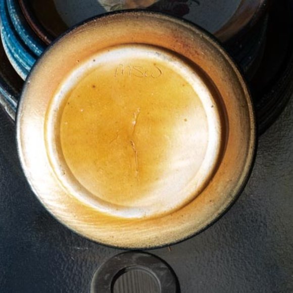 Monroe Salt Works Northern Fruit Blue GrapesPeachesBlackberres Desert Plate 7.5" - Picture 4 of 6